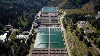 Estação de Tratamento de Água do Guaraú, no Jardim Peri, na zona norte de São Paulo: Sabesp demonstrou interesse em outras cidades