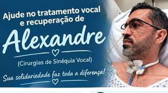 A luta de Alexandre pela recuperação da voz e da saúde com sinequia vocal