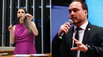 Carol de Toni e Carlos Bolsonaro