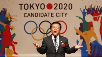 Governador de Tóquio, Naoki Inose, fala durante comício sobre candidatura da cidade para sediar a Olimpíada de 2020, Tóquio, 23 de agosto de 2013. Os níveis de radiação em Tóquio não são diferentes daqueles encontrados em outras grandes cidades do mundo, e o agravamento da crise na usina nuclear japonesa de Fukushima não deve ter nenhum impacto sobre a candidatura da cidade para sediar a Olimpíada de 2020, disse o governador de Tóquio nesta sexta-feira. 23/08/2013