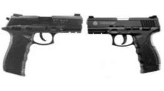 Pistolas PT 840 (esq.) e 380 (dir.) da Taurus foram proibidas após disparos involuntários