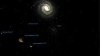 A galáxia Virgo I orbita ao redor da Via Láctea 