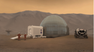 Os astronautas precisarão de refúgios para se proteger das condições extremas de Marte