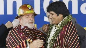 Lula e Evo Morales, em foto de arquivo