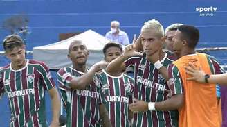 Fluminense mante os 100% de aproveitamento na Copinha e avançou em primeiro (Foto: Reprodução)