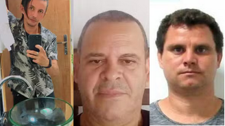 Montagem: os motoristas Nilson Nogueira, de 42 anos, Elizeu Rosa Coelho, de 58 anos e Marcio Rogerio Carneiro, de 34 anos