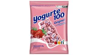 Bala Yogurte 100 Original Morango da Dori é bastante popular