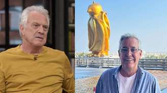 Montagem coloca lado a lado Pedro Bial (esq.) e Mauro Naves (dir.)