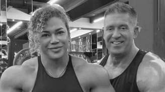 Zunilda Hoyos Mendez e o companheiro, Jarrod Gelling