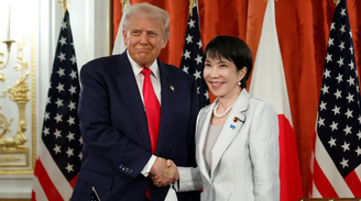 Trump e Sanae Takaish