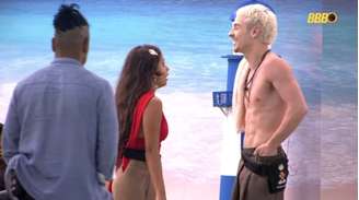 Gabriela e Juliano Floss discutiram após a formação do segundo Paredão no BBB 26