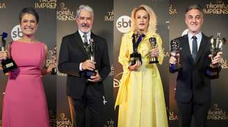 Sandra Annenberg, William Bonner, Ana Maria Braga e Luciano Huck: estrelas da Globo brilham no SBT