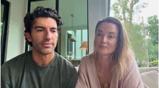 Justin Baldoni e a mulher, Emily, falaram em vídeo pela primeira vez após acordo judicial com Blake Lively.
