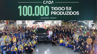 100 mil Tiggo 5x produzidos 