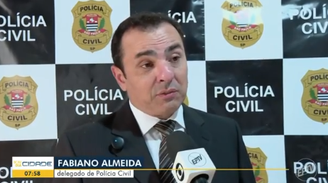 Delegado Fabiano Almeira falou sobre o caso em entrevista à TV Globo