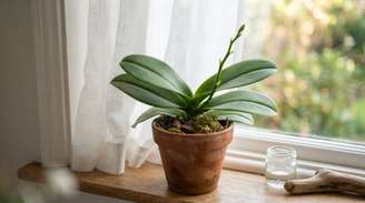 Depois de um ciclo intenso de floração, a Phalaenopsis entra em uma fase de repouso vegetativo onde prioriza o fortalecimento de suas raízes e folhas