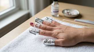 Algumas esmaltações possuem uma camada superior muito resistente, e um polimento extremamente superficial pode facilitar a entrada da acetona.