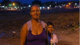 Nieres e filho reclamam de transtornos causados pelas obras do Ramal da Copa, em Pernambuco