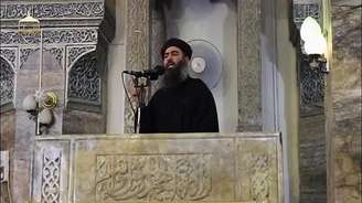 <p>Líder do Estado Islâmico, Abu Bakr al-Baghdadi</p>