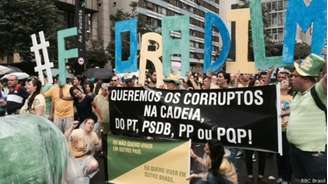 Protestos pelo Brasil criticaram o governo Dilma