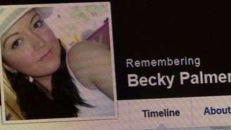 Perfil de Becky foi transformado em um memorial pelo Facebook