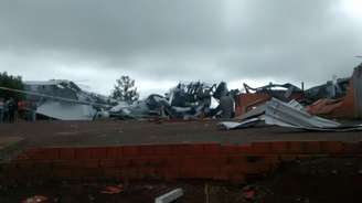 Xanxerê decretou estado de calamidade pública após ser atingida por tornado