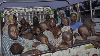 Cerca de 300 mulheres e crianças foram resgatadas na semana passada