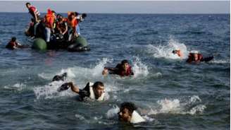 A rota de migração da Turquia para a Grécia por mar é muito visada, mas também perigosa