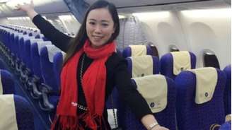 Zhang recebeu "tratamento de estrela" ao pegar um voo para Guangzhou, na China 