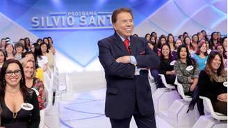 Silvio Santos durante programa