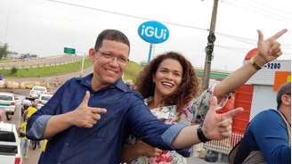 Governador eleito em Rondônia pelo PSL, Coronel Marcos Rocha na ultima carreata do 2º turno em Porto Velho.