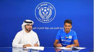 Junior Dutra assinou contrato com o Al-Nasr nesta sexta-feira.