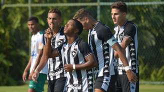 Jogadores do Botafogo comemoram um dos gols (Divulgação: Twitter/Botafogo/JB Produções)