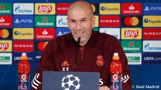 Zidane vai em busca de mais uma Champions League (Foto: Divulgação / Site oficial do Real Madrid)