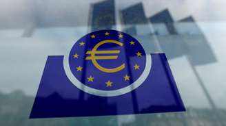 Logotipo do Banco Central Europeu (BCE) em Frankfurt, Alemanha. 23 de janeiro de 2020. REUTERS/Ralph Orlowski