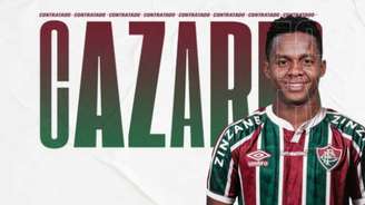Cazares foi anunciado pelo Flu (Foto: Divulgação/Fluminense)
