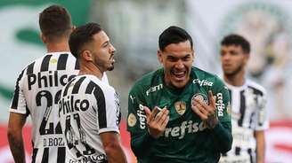 Gustavo Gomes marcou pelo Palmeiras no sábado em jogada de bola parada (Foto: Cesar Greco)