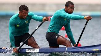 Isaquias Queiroz e Jacky Godmann não tiveram o sucesso esperado na final do C2 1000m