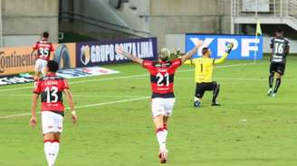Gomes marcou o gol do Flamengo (Gabriel Leite/W9 PRESS/Lancepress!)
