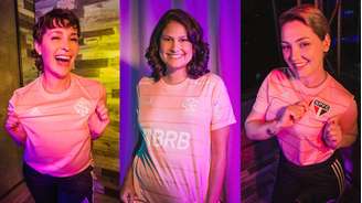 Internacional, Flamengo e São Paulo lançaram camisas inspiradas no movimento 'Outubro Rosa'.