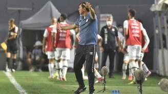 Carille fez alerta após vitória do Santos (Foto: Ivan Storti/Santos FC)