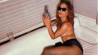 Anitta sensualizou no Ano Novo nos EUA Reprodução/Instagram