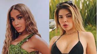 Anitta defendeu a amiga GKay (à direita) em balada nos EUA Reprodução/Instagram