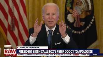 A Fox News noticiou o pedido de desculpas de Biden