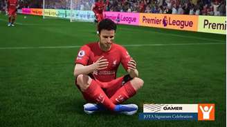 Comemoração gamer do jogador Diogo Jota estará em FIFA 23