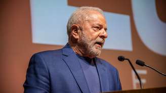 Registro de Lula discursando em conferência, no último dia 19