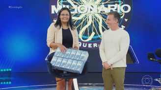 Jullie Dutra, 1ª ganhadora de R$ 1 milhão em quadro do 'Domingão com Huck'