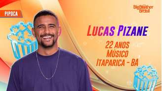 Lucas Pizane foi o terceiro Pipoca confirmado no BBB 24