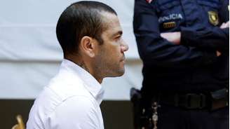 Daniel Alves durante julgamento 