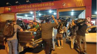 Campanha da Defesa Civil segue quente no 1º Grupamento de Bombeiros, em Curitiba.